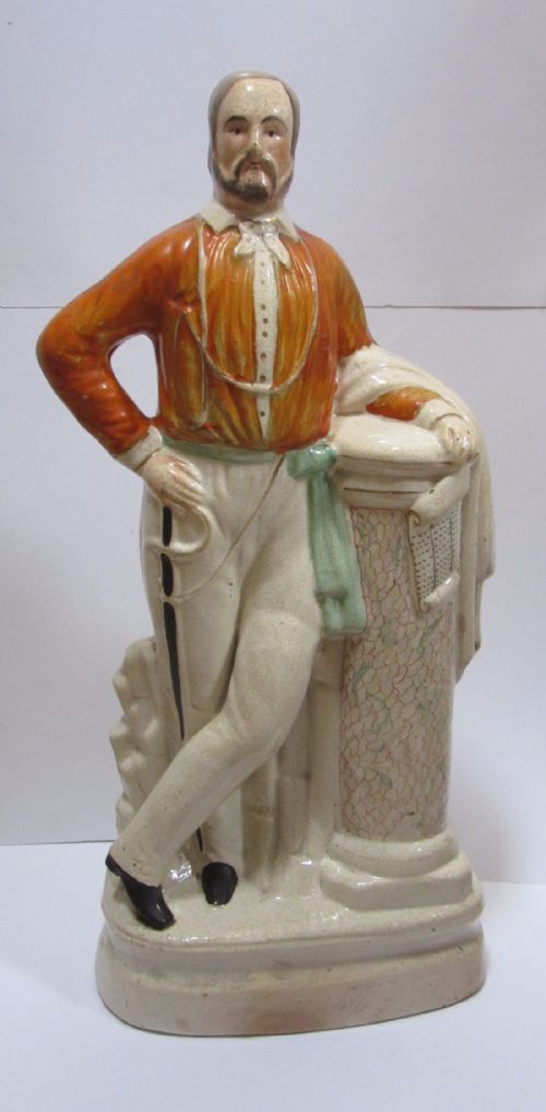 Large Victorian Staffordshire Figure of Garibaldi C1860