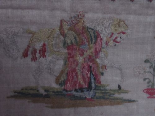 fig 1. GEORGIAN SAMPLER ANNE BENTLEY AGED 10 THE YEAR WELL SPENT