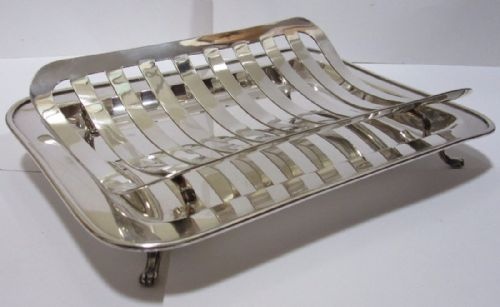 Silver Plated Asparagus Server Set Circa 1920