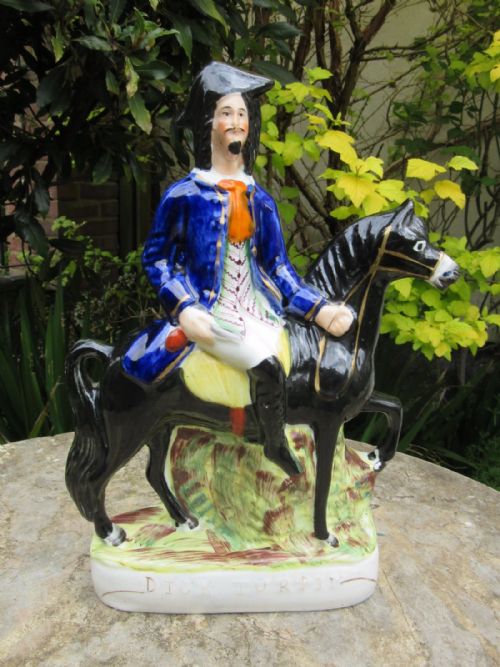 Victorian Staffordshire Figure of Dick Turpin