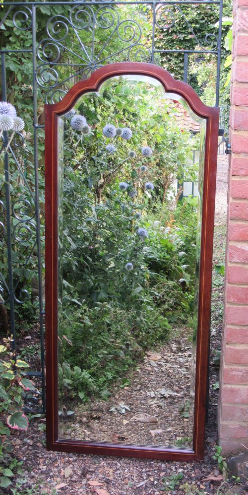 Edwardian Inlaid Mahogany Dressing Mirror C1910