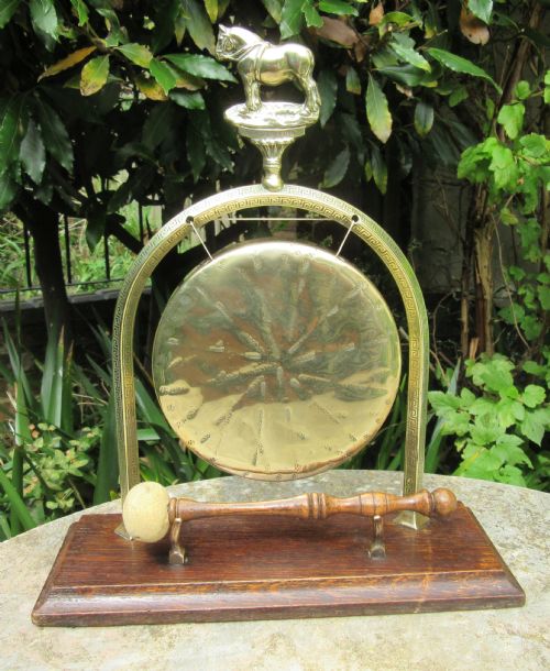 Design Registered Suffolk Punch Dinner Gong C1910