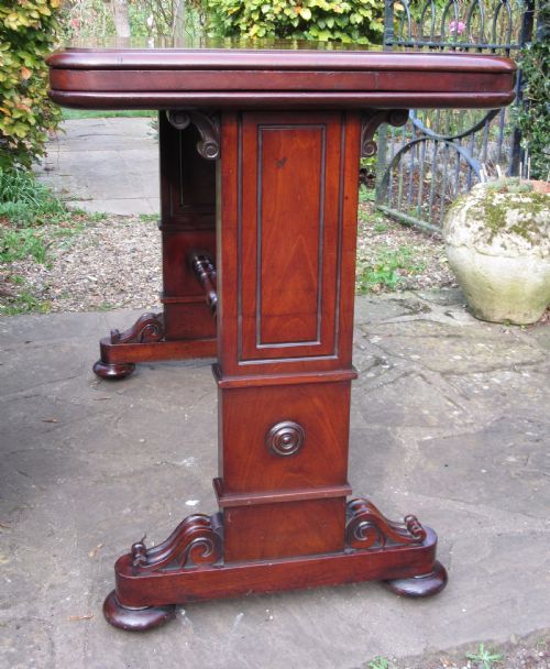 FINE WM IV MAHOGANY METAMORPHIC SERVING TABLE BUFFET C1830 - ADDITIONAL PHOTO 3