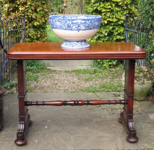 FINE WM IV MAHOGANY METAMORPHIC SERVING TABLE BUFFET C1830 - ADDITIONAL PHOTO 7