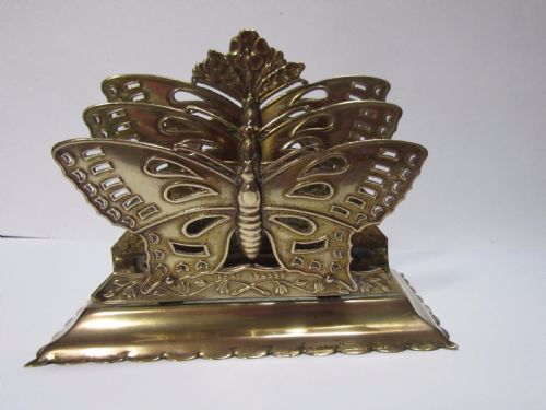 Unusual Victorian Butterfly Letter Rack Design Reg'd