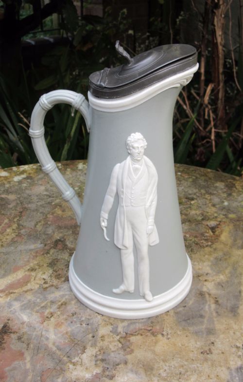 Sir Robert Peel Commemorative Hot Water Jug C1850