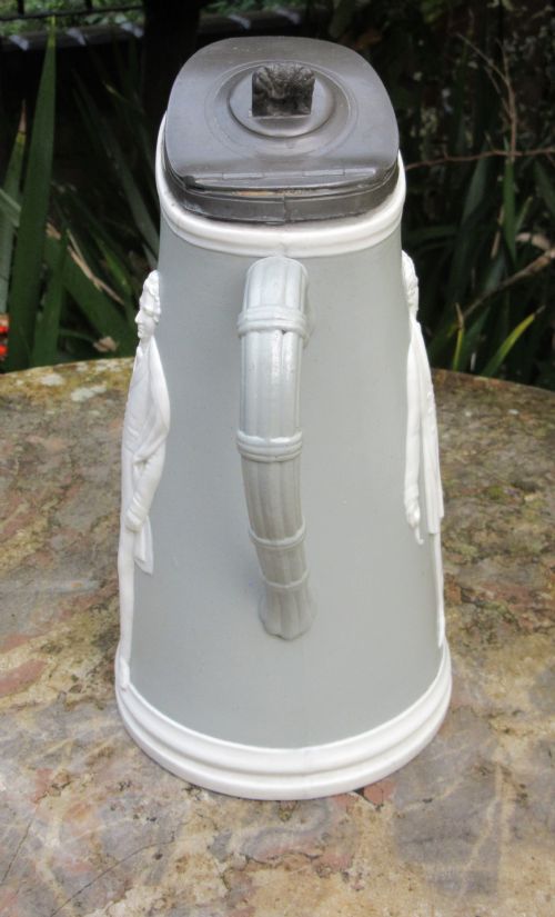 fig 1. SIR ROBERT PEEL COMMEMORATIVE HOT WATER JUG c1850