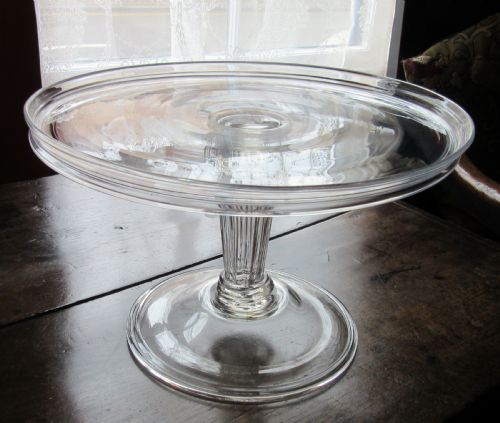 Large Georgian Glass Tazza C1800