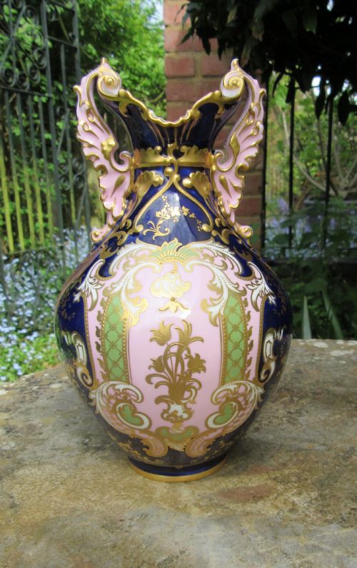 Royal Crown Derby Gilt Embellished Vase 1898