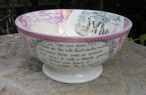 Sunderland Lustre 'The Good Wife' & 'Sailor's Farewell' Bowl