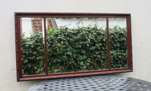 Edwardian Mahogany Bevelled Mirror C1910