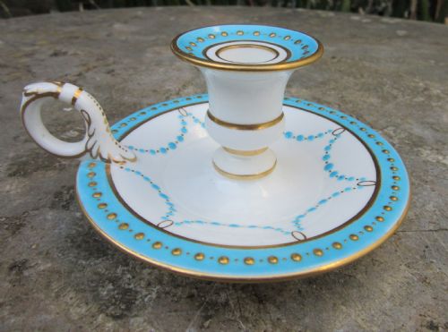 Fine Mintons T. Goode Porcelain Chamber Stick C1890