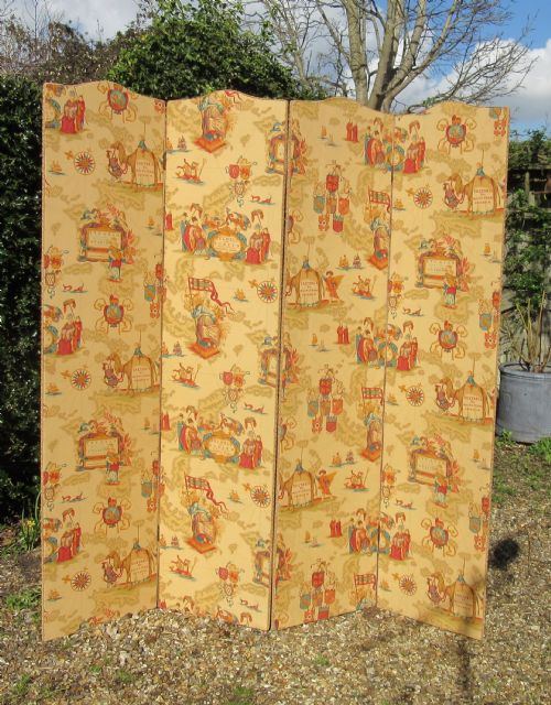 Decorative Four Fold Screen C1920
