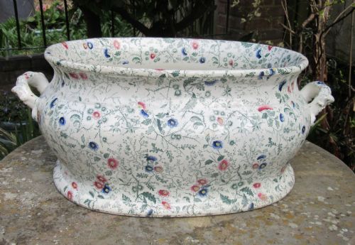 Victorian Staffordshire Foot Bath C1860