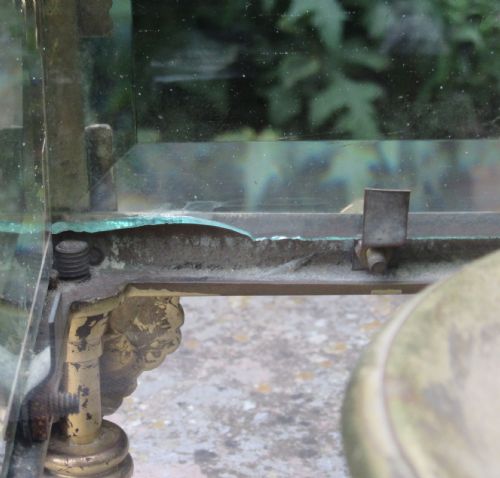 ENGLISH BRASS AESTHETIC MOVEMENT STYLE HALL LANTERN C1890 - ADDITIONAL PHOTO 9