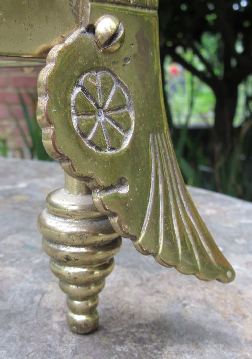 ENGLISH BRASS AESTHETIC MOVEMENT STYLE HALL LANTERN C1890 - ADDITIONAL PHOTO 10