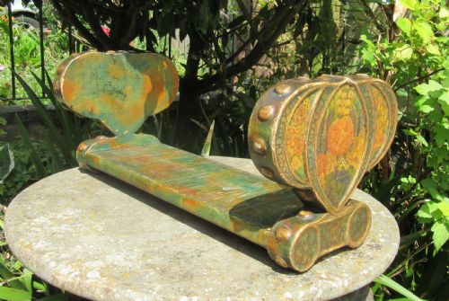 Arts & Crafts Painted Book Stand Veronica 1921