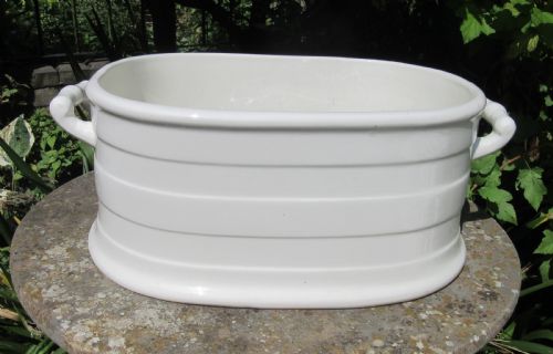 Bishop & Stonier Staffordshire Pottery Foot Bath
