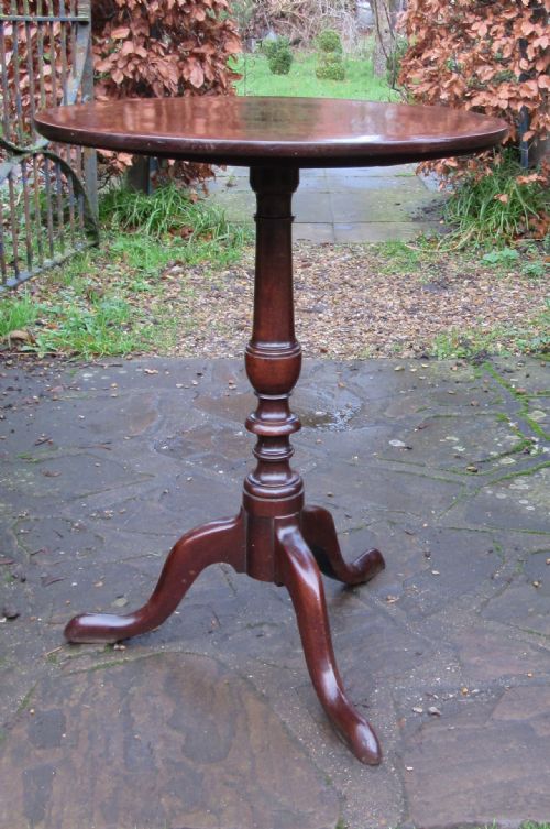 George III Mahogany Tripod Table C1800