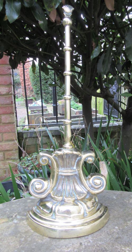 Regency Brass Door Porter or Door Stop C1830