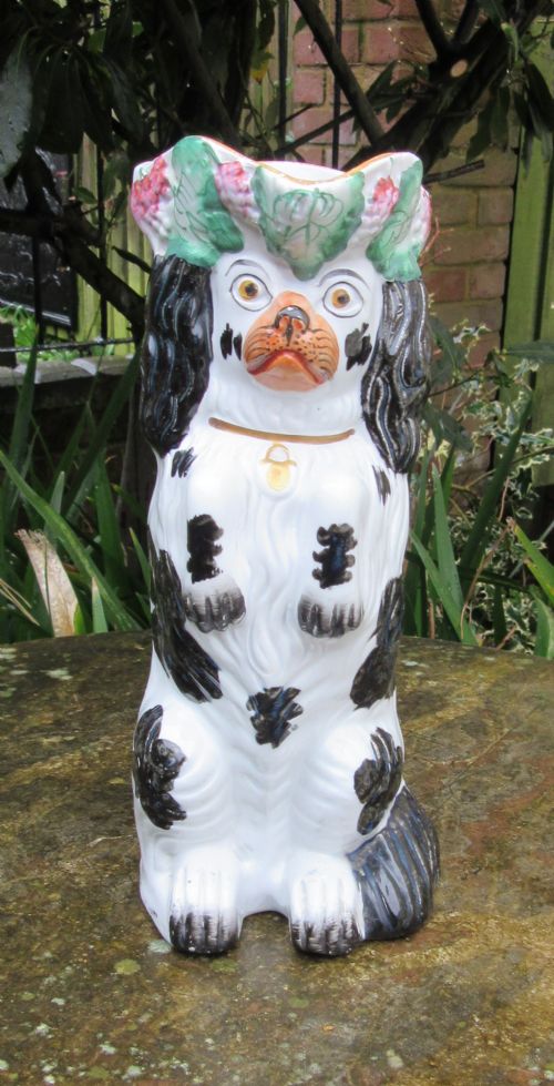 Antique Staffordshire Dog Jug C1860