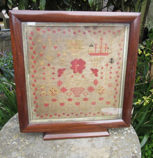 Victorian Sampler - Mary Simm C1860