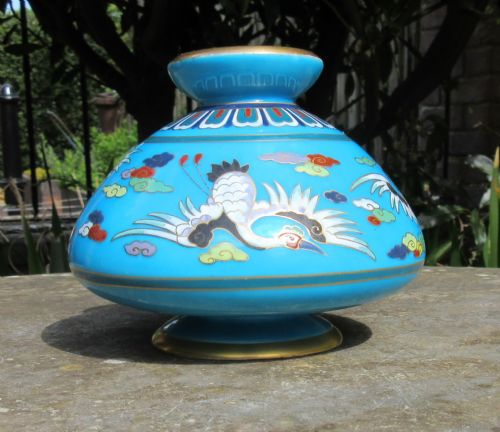 Minton Cloisonne Ware Christopher Dresser Vase C1870