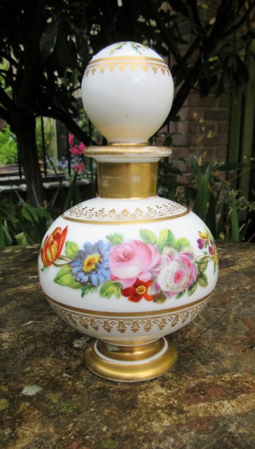19th Century Continental Porcelain Scent Bottle