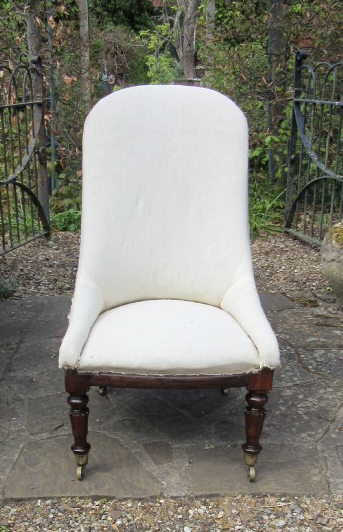Regency Rosewood Slipper Chair C1830