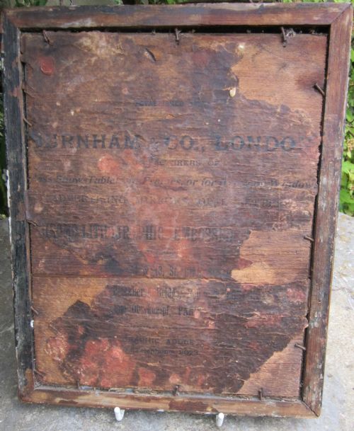 fig 1. VICKERS' INKS & GUMS ADVERTISING MIRROR c1910