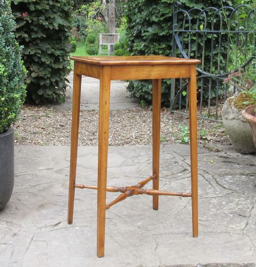C. Hindley London Satin Birch Lamp Table