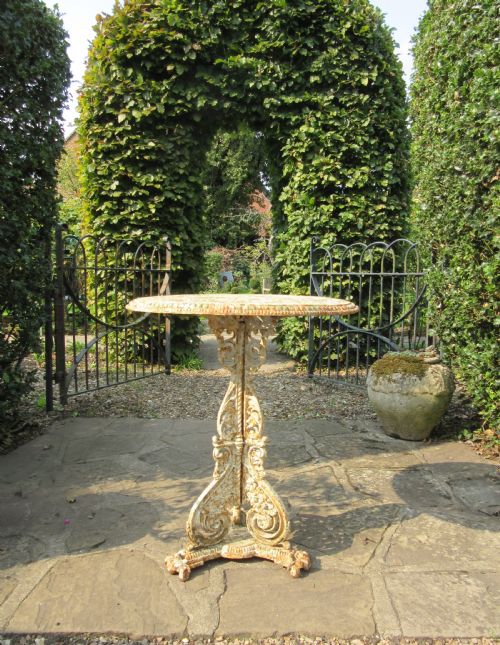 'Coalbrookdale' Cast Iron Garden Table C1870