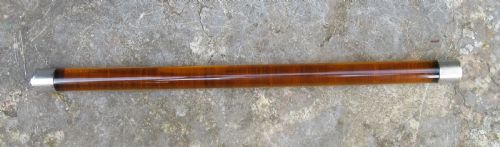 Amber Glass Silver Desk Ruler Padgett & Braham Ltd 1927