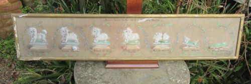 THE LIFE OF A NURSERY POODLE BY JOHN PARRY 1865 PASTEL DRAWING - ADDITIONAL PHOTO 2