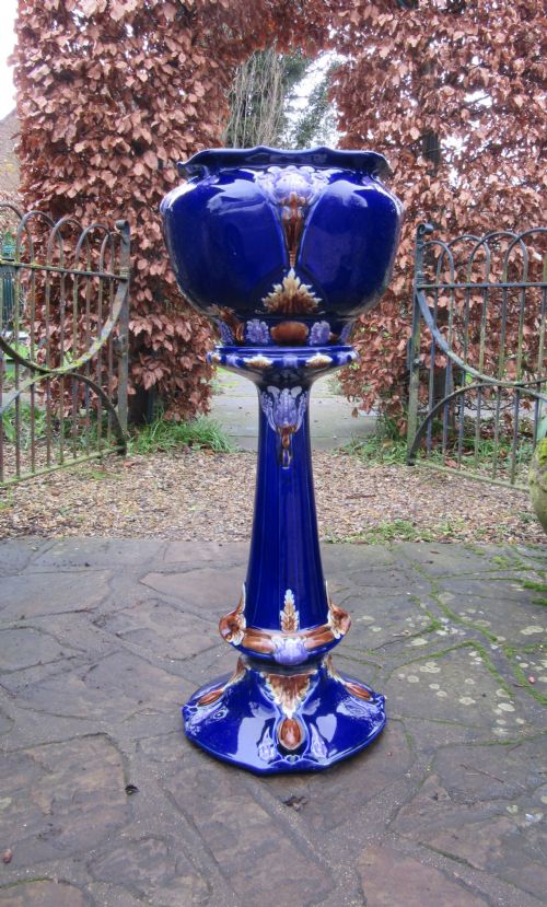 Art Nouveau Jardiniere and Stand C1890