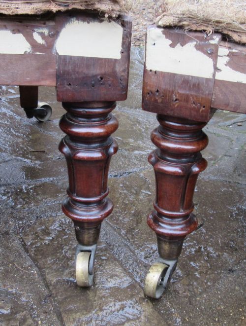 PAIR ANGERSTEIN ROSEWOOD PRIE DIEU CHAIRS C1840 - ADDITIONAL PHOTO 2