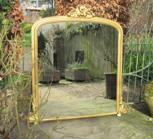 Victorian Gilt Overmantel Mirror C1860