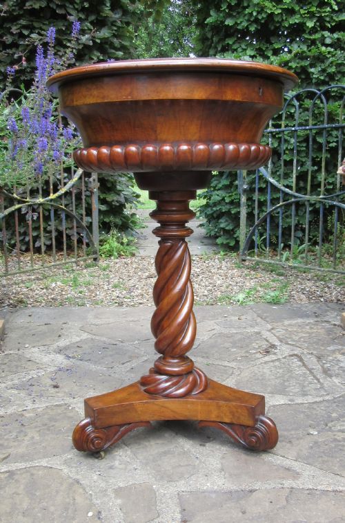 Fine Wm IV Walnut Work Table C1830