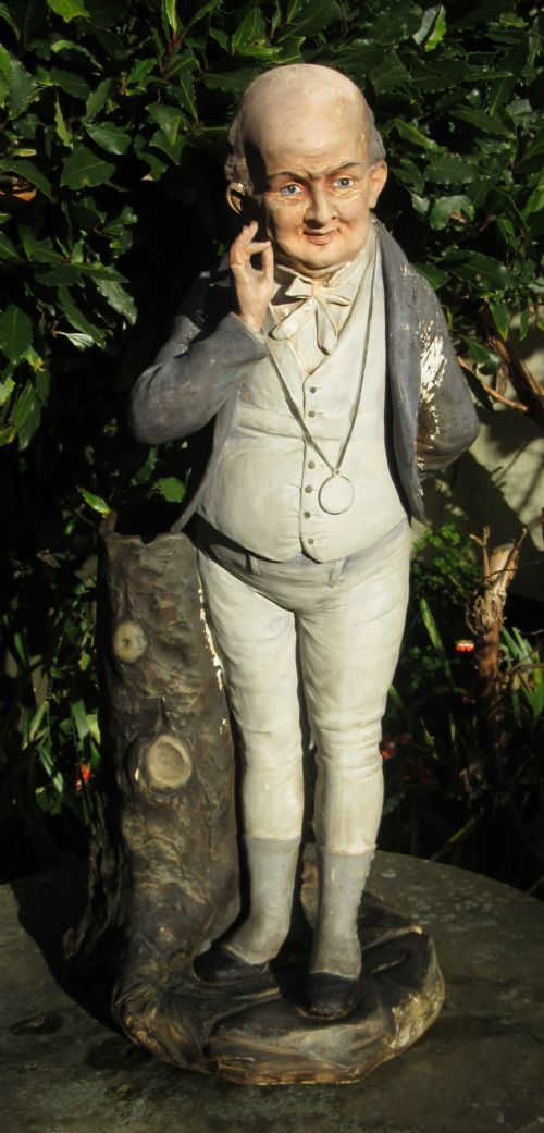 fig 1. LARGE POTTERY MR. PICKWICK STICK STAND