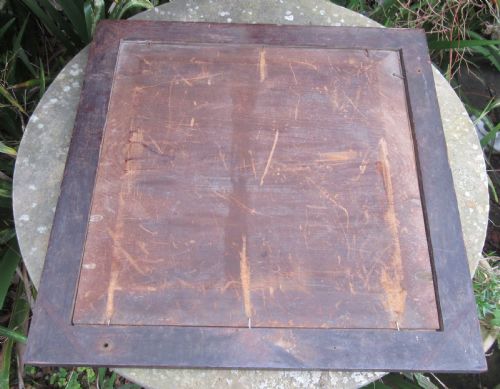 VICTORIAN DECORATED GLASS CHESS BOARD C1880 - ADDITIONAL PHOTO 3