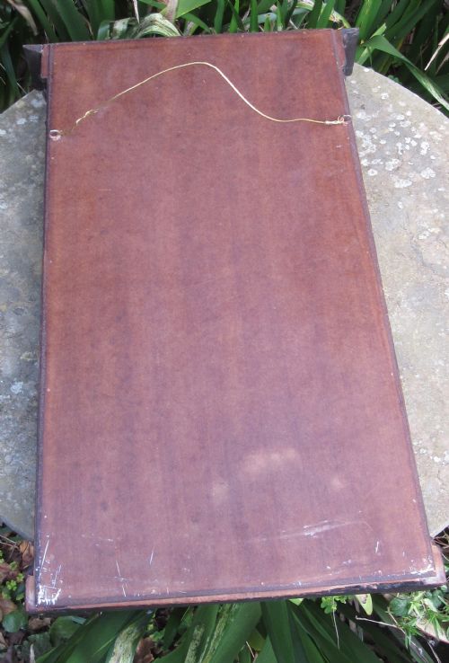 GEORGIAN MIRROR WITH SHIPPING PANEL C1820 - ADDITIONAL PHOTO 5