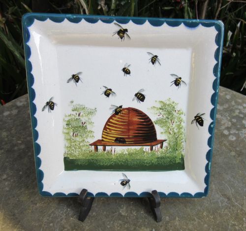 Antique Wemyss Pottery Beehive Dish C1880