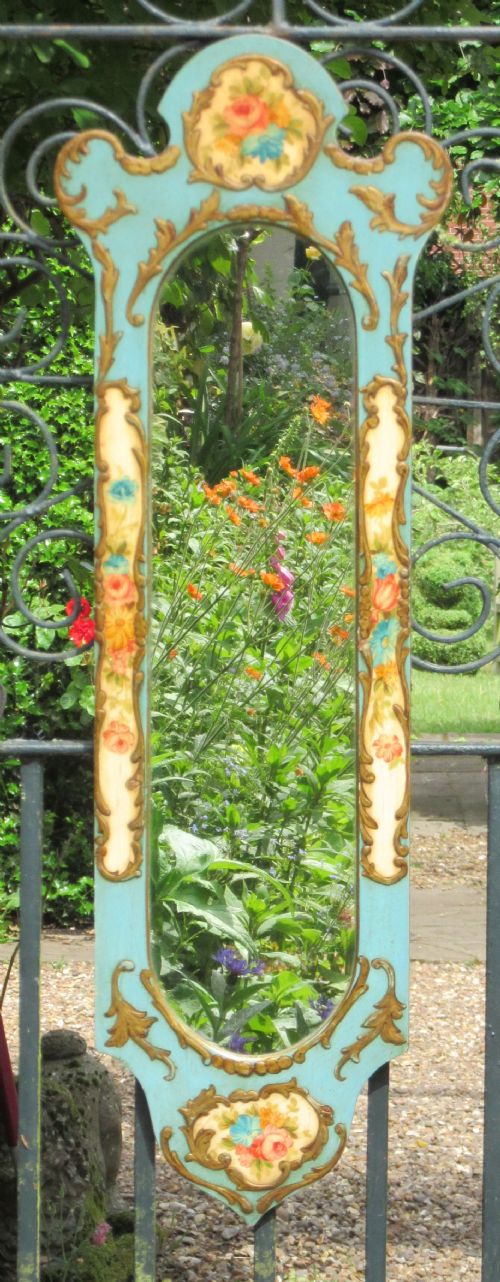 Italian Style Painted and Decorated Mirror C1920