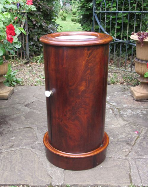 Fine Victorian Mahogany Circular Pot Cupboard C1860