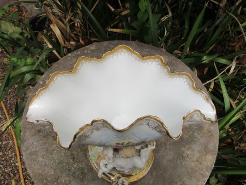ANTIQUE PORCELAIN CHERUB CENTREPIECE C1860 - ADDITIONAL PHOTO 5