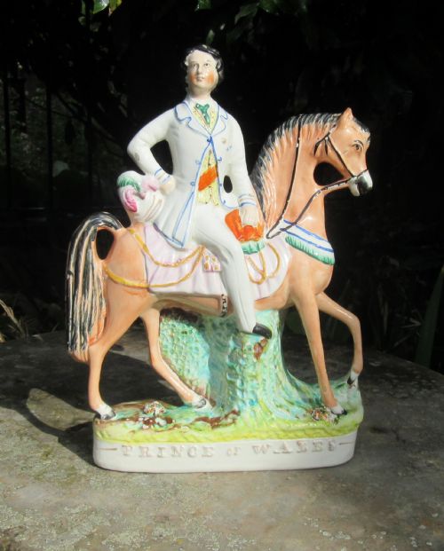 Large Staffordshire Figure of Prince of Wales C1860