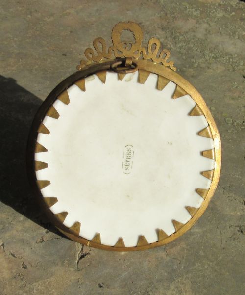 fig 1. SEVRES BISCUIT EDWARD VII CORONATION PLAQUE