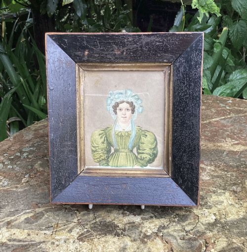 Regency Portrait by C.w. Wing Brighton 1830
