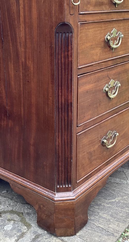FINE GEORGIAN MAHOGANY BUREAU C1760 - ADDITIONAL PHOTO 5