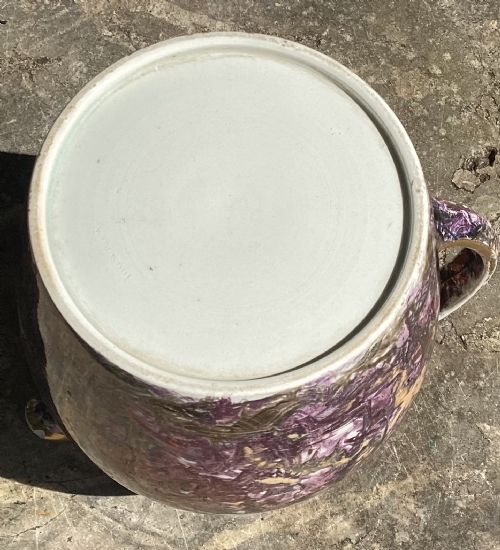 WEDGWOOD CREAMWARE VARIEGATED LUSTRE JUG C1810 - ADDITIONAL PHOTO 3